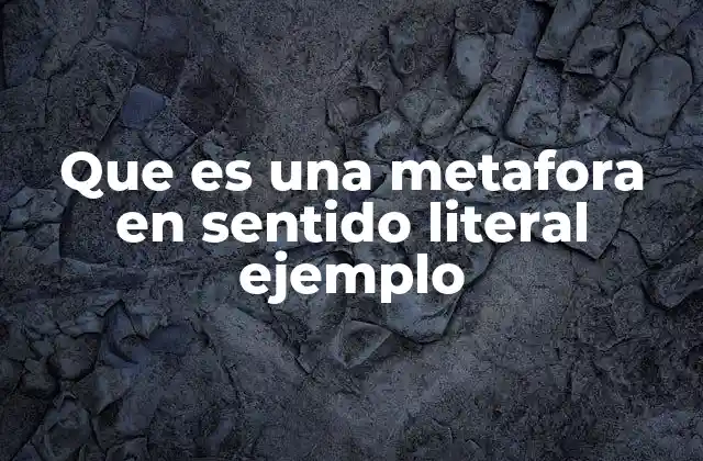 El uso de metáforas en la literatura y el lenguaje cotidiano