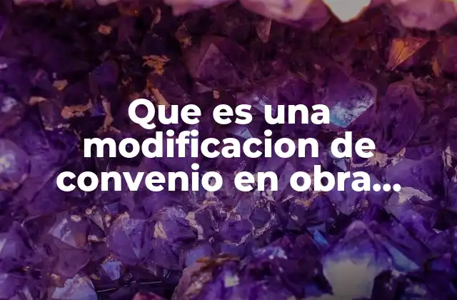 Los fundamentos jurídicos de las modificaciones en obras públicas