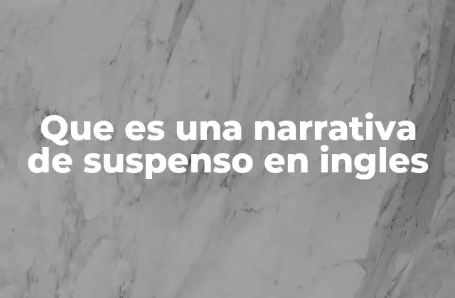 La importancia del suspenso en la narración audiovisual
