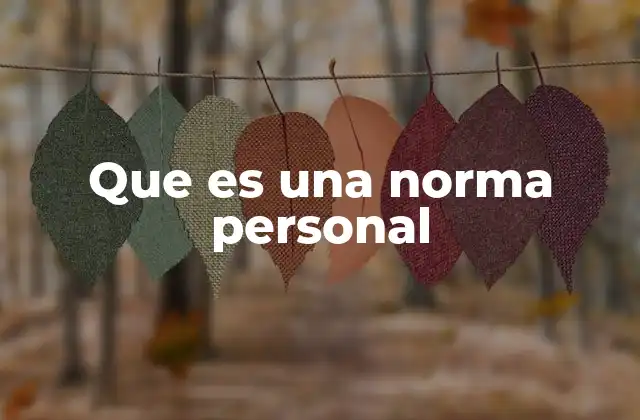 La base emocional de las normas personales