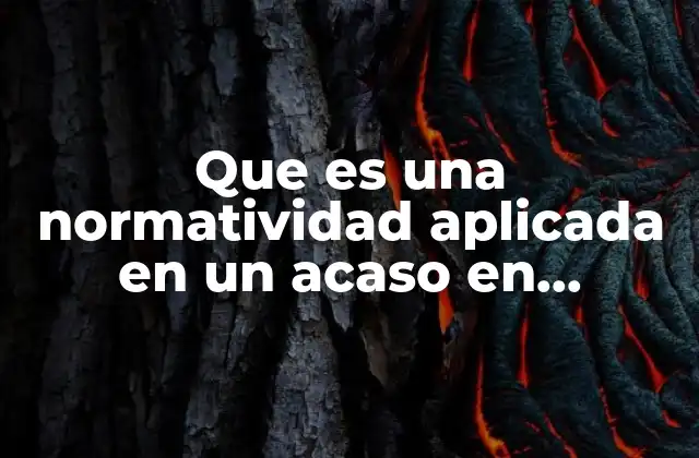 Cómo se aplica la norma jurídica a situaciones específicas
