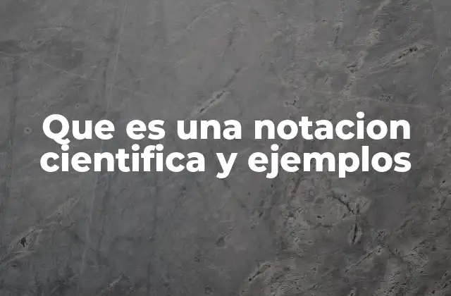 Que es una Notacion Cientifica y Ejemplos 2 La importancia de representar números de forma exponencial