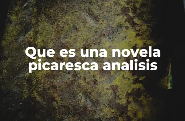 Que es una Novela Picaresca Analisis 2 Características del género que lo diferencian de otros tipos de narrativa