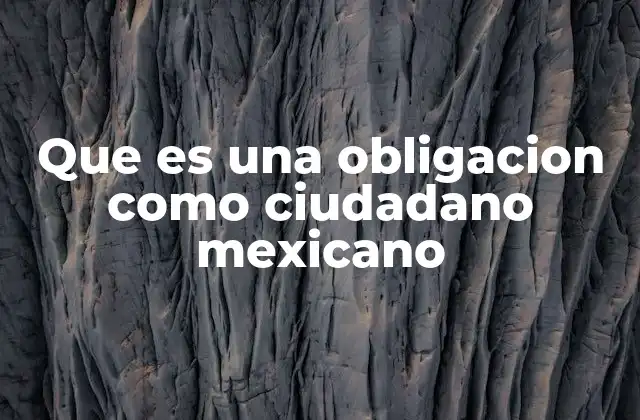 La importancia del compromiso ciudadano en la sociedad mexicana