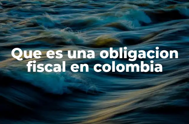 Que es una Obligacion Fiscal en Colombia 2 La importancia del cumplimiento de obligaciones fiscales en el desarrollo del país