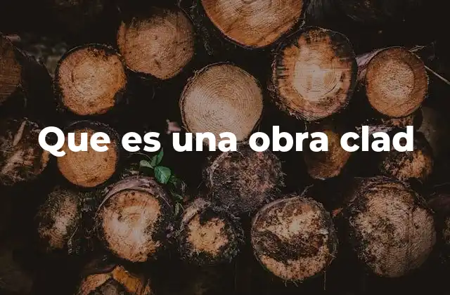 Que es una Obra Clad