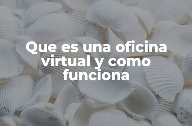 Que es una Oficina Virtual y como Funciona