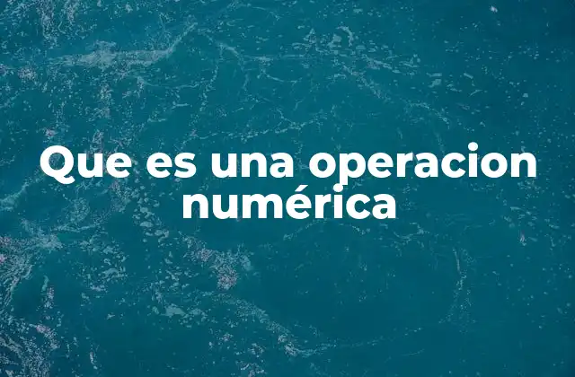 El papel de las operaciones en la resolución de problemas matemáticos