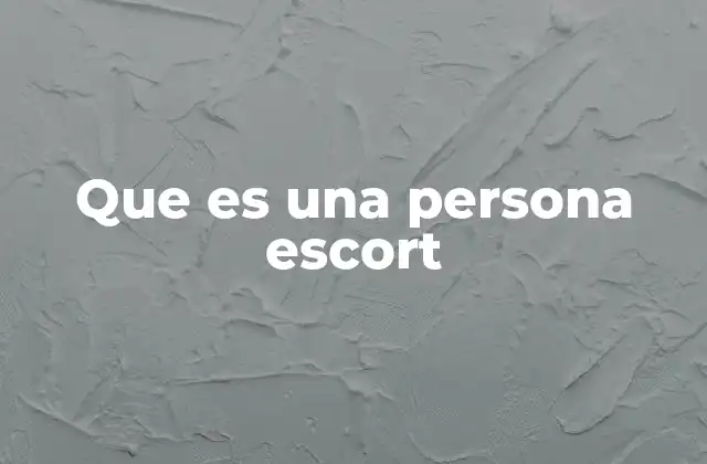 El perfil de una persona que ofrece compañía