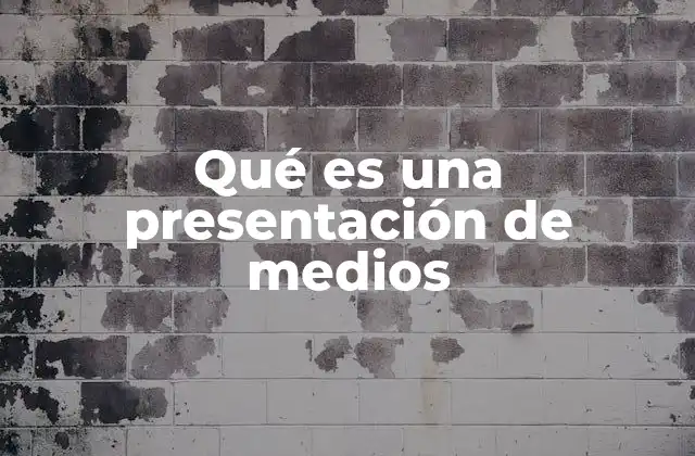 Qué es una Presentación de Medios 2 La importancia de la comunicación visual en las presentaciones