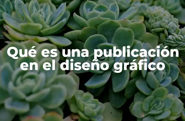 Qué es una Publicación en el Diseño Gráfico