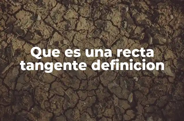 Cómo la recta tangente describe el comportamiento local de una curva