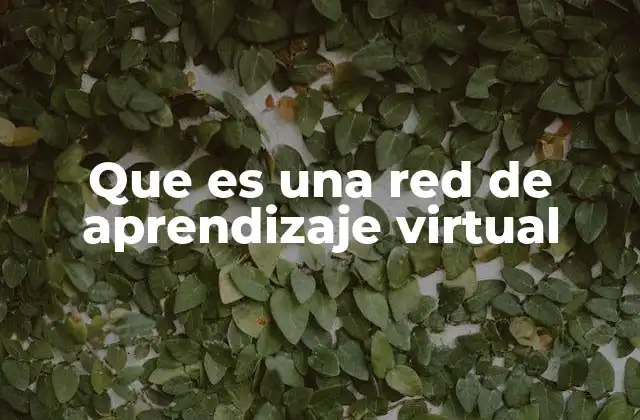 Que es una Red de Aprendizaje Virtual 2 Cómo las redes virtuales transforman la educación tradicional