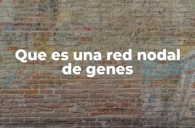 Cómo se construyen las redes de regulación génica