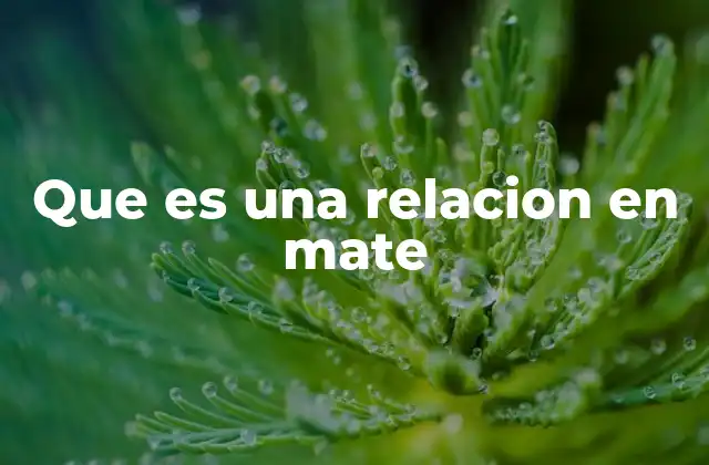 Cómo se representan las relaciones matemáticas