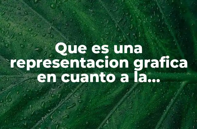 Que es una Representacion Grafica en Cuanto a la Estadistica