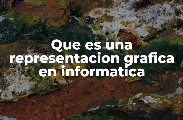 Que es una Representacion Grafica en Informatica