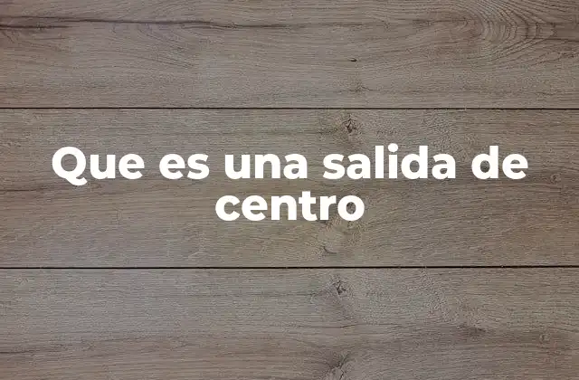 Que es una Salida de Centro 2 La relevancia de la ejecución precisa en el juego