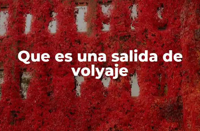 El papel de las salidas de voltaje en los circuitos electrónicos