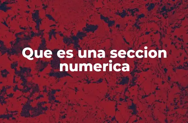 Que es una Seccion Numerica 2 La sección numérica en el arte y la naturaleza