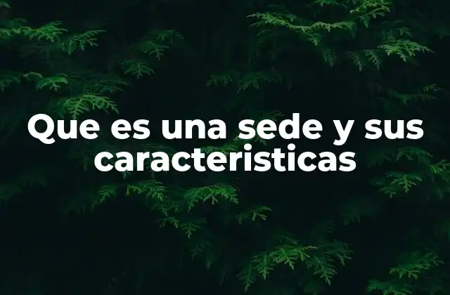 El rol de una sede en la estructura organizacional