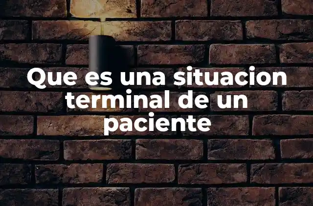 Que es una Situacion Terminal de un Paciente 2 La complejidad emocional de una situación terminal