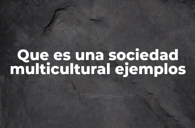La coexistencia de múltiples culturas en una comunidad