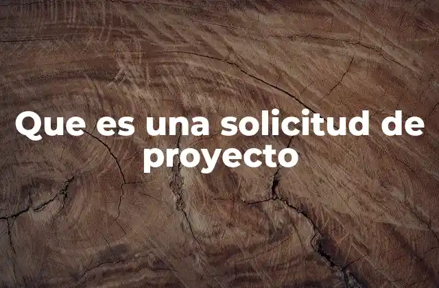 El papel de las solicitudes de proyecto en la gestión organizacional