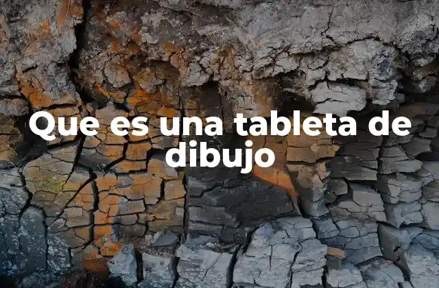 Que es una Tableta de Dibujo