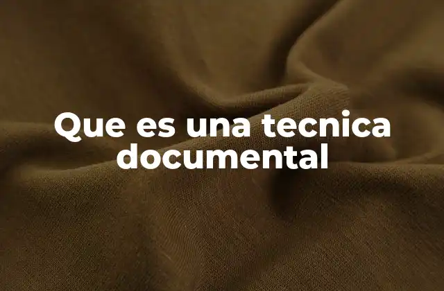 Que es una Tecnica Documental 2 El arte de contar la realidad sin ficción