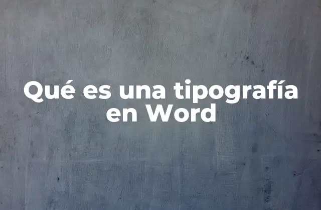 El rol de las tipografías en la comunicación visual