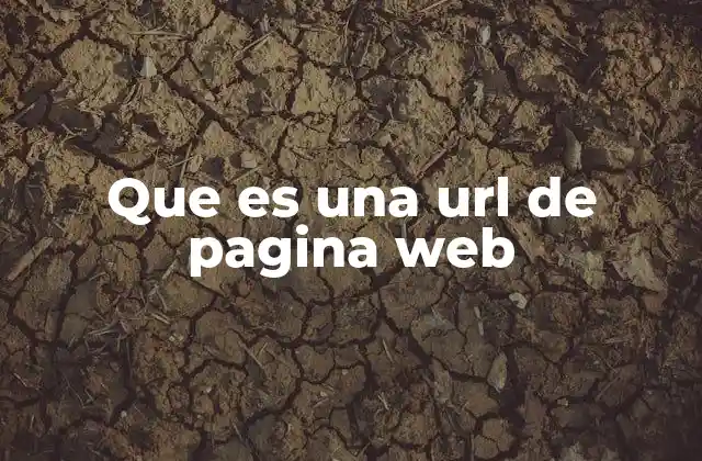 Que es una Url de Pagina Web