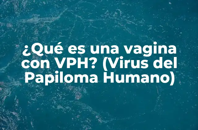 ¿qué es una Vagina con Vph? (virus Del Papiloma Humano)