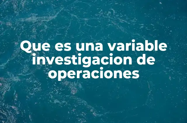 La importancia de las variables en la toma de decisiones
