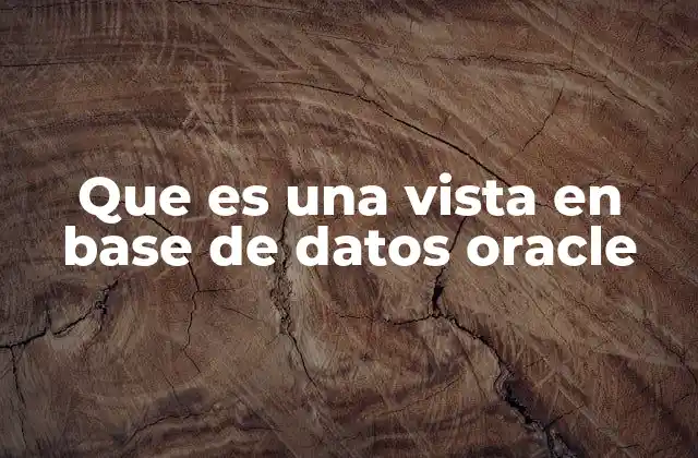 Que es una Vista en Base de Datos Oracle 2 Las vistas como herramientas de abstracción y seguridad