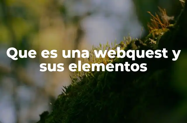 La Webquest como herramienta de aprendizaje activo