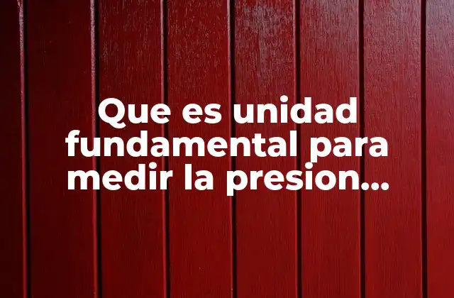 La importancia de una medida estandarizada en la presión atmosférica