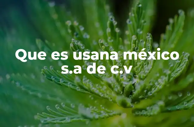 El modelo de negocio detrás de Usana México S.A. de C.V.