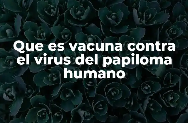 Que es Vacuna contra el Virus Del Papiloma Humano 2 La importancia de prevenir el virus del papiloma humano