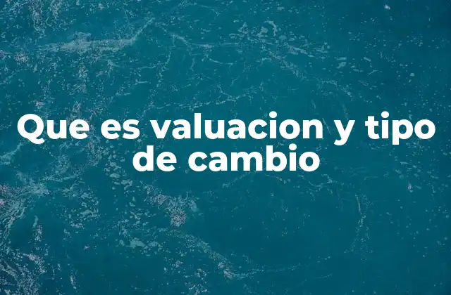 La relación entre valuación y el mercado financiero