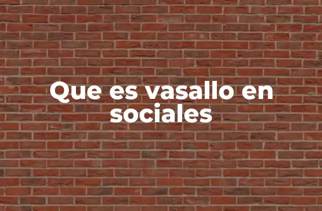 El sistema feudal y la jerarquía social
