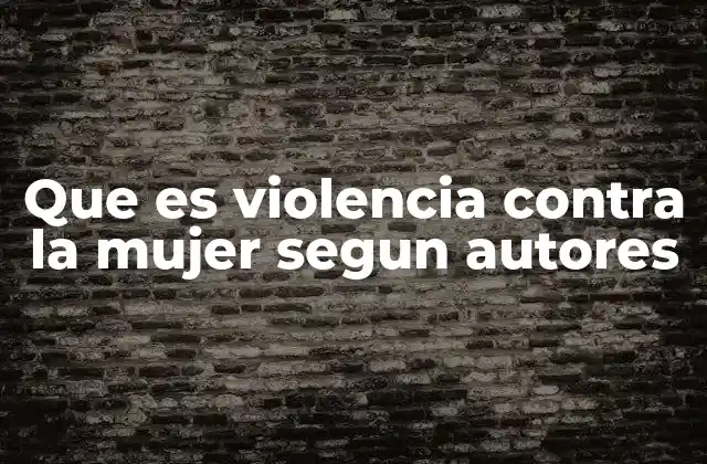 La violencia de género como un problema sistémico