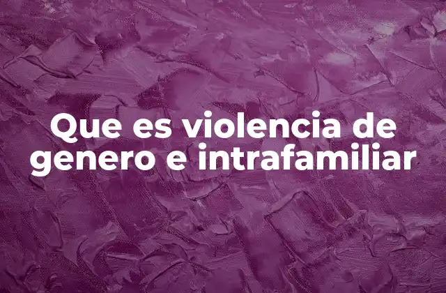 La dimensión social de la violencia en el entorno familiar