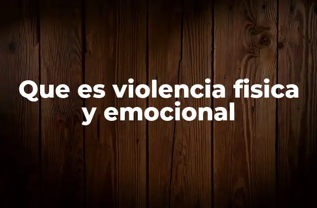 Cómo se manifiesta la violencia en el entorno personal