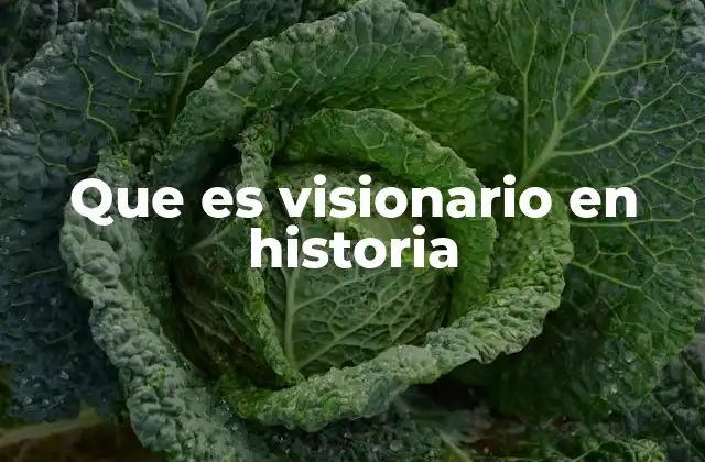 Las figuras visionarias y su impacto en la historia