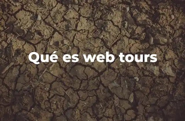 Qué es Web Tours