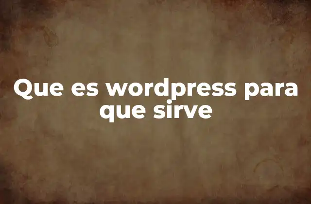 Cómo funciona WordPress sin mencionar directamente la palabra clave