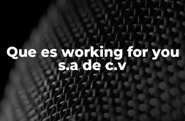 Que es Working For You S.a de C.v 2 El rol de las empresas de outsourcing en México