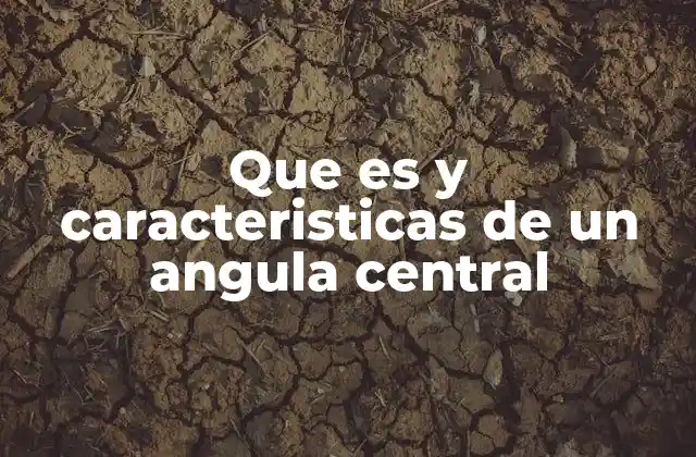 Que es y Caracteristicas de un Angula Central