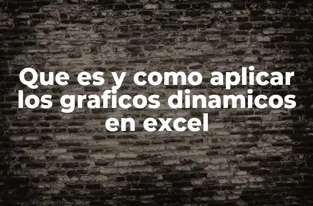 Que es y como Aplicar los Graficos Dinamicos en Excel